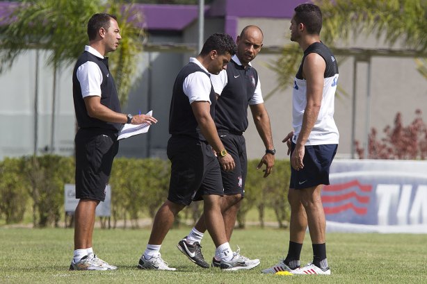 Durante o treino realizado esta manhã no CT Joaquim Grava, localizado no Parque Ecológico do Tiete. O próximo jogo da equipe será domingo, dia 20/01, contra o Paulista de Jundiaí, no estádio Jaime Cintra , em Jundiaí, válido pela 1ª rodada do Campeonato Paulista de 2013