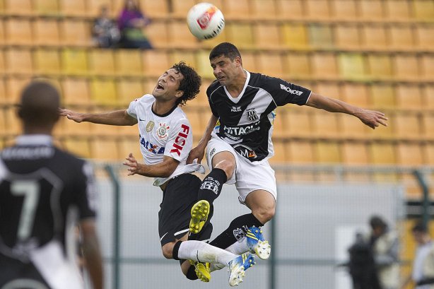 Durante a partida entre Corinthians x Ponte Preta/Campinas realizada esta tarde no estádio do Pacaembu, jogo válido pela 1ª rodada do Campeonato Paulista de 2013