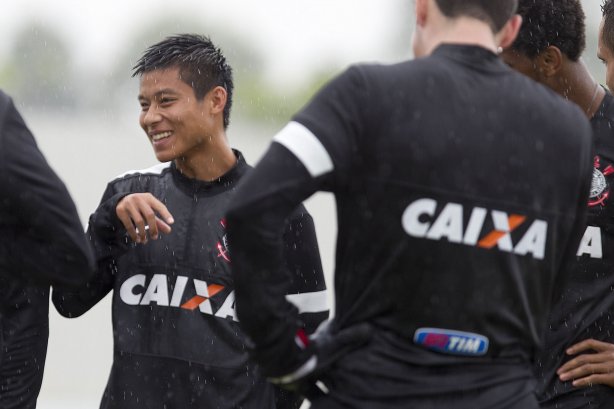 Durante o treino desta manhã no CT Joaquim Grava, no Parque Ecológico do Tiete. O próximo jogo da equipe será amanhã, domingo, dia 27/01, contra o Mirassol, no estádio José Maia, válido pela 3ª rodada do Campeonato Paulista de 2013