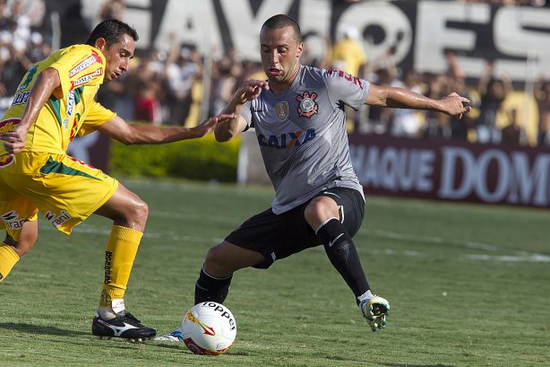 Durante a partida entre Mirassol x Corinthians realizada esta tarde no estádio José Maia, jogo válido pela 3ª rodada do Campeonato Paulista de 2013