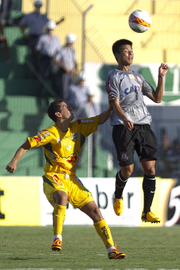 Durante a partida entre Mirassol x Corinthians realizada esta tarde no estádio José Maia, jogo válido pela 3ª rodada do Campeonato Paulista de 2013