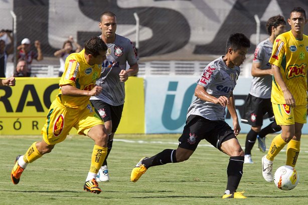 Durante a partida entre Mirassol x Corinthians realizada esta tarde no estádio José Maia, jogo válido pela 3ª rodada do Campeonato Paulista de 2013