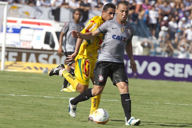 Durante a partida entre Mirassol x Corinthians realizada esta tarde no estádio José Maia, jogo válido pela 3ª rodada do Campeonato Paulista de 2013