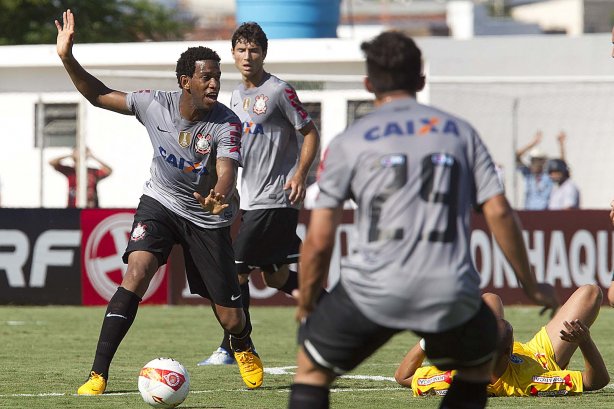 Durante a partida entre Mirassol x Corinthians realizada esta tarde no estádio José Maia, jogo válido pela 3ª rodada do Campeonato Paulista de 2013