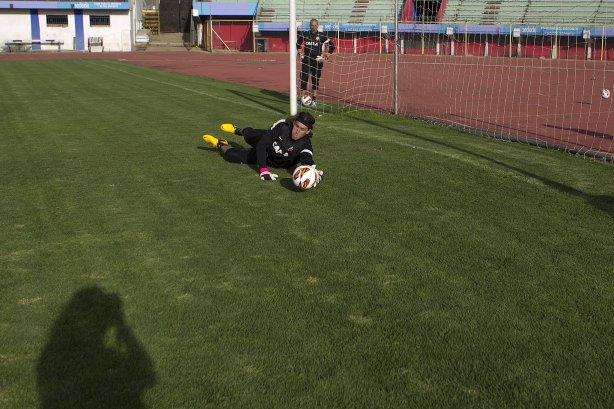Durante o treino esta tarde no Estadium Felix Capriles, em Cochabamba. O próximo jogo da equipe será quarta-feira, 20/02, contra o San José, na cidade de Oruro/Bolivia, primeiro jogo da fase de classificação da Copa Libertadores de América 2013