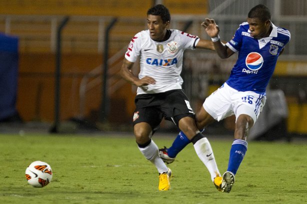 Durante a partida entre Corinthians/Brasil x Millionarios/Colômbia, realizada esta noite no estádio do Pacaembu, segundo jogo da fase de classificação da Copa Libertadores de América 2013