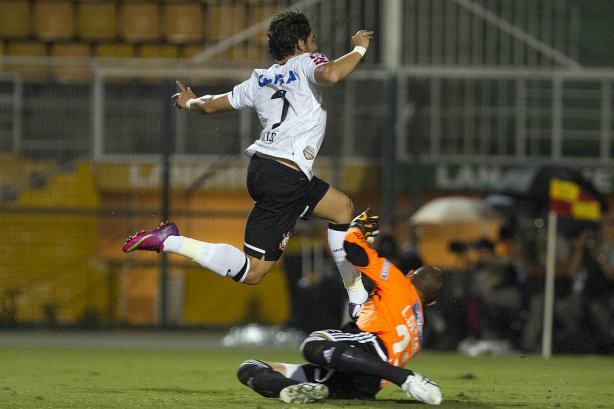 Durante a partida entre Corinthians/Brasil x Millionarios/Colômbia, realizada esta noite no estádio do Pacaembu, segundo jogo da fase de classificação da Copa Libertadores de América 2013