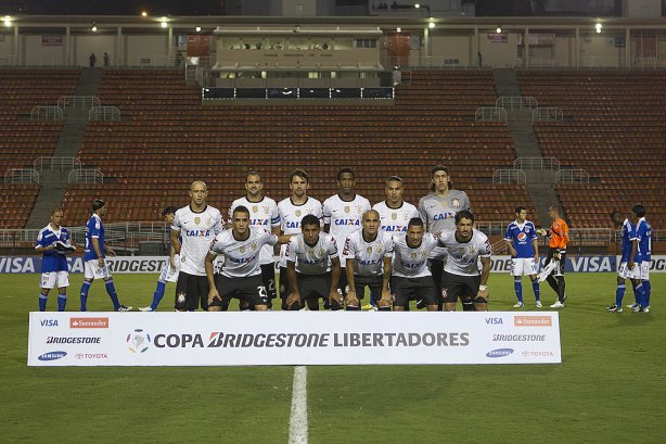 Durante a partida entre Corinthians/Brasil x Millionarios/Colômbia, realizada esta noite no estádio do Pacaembu, segundo jogo da fase de classificação da Copa Libertadores de América 2013