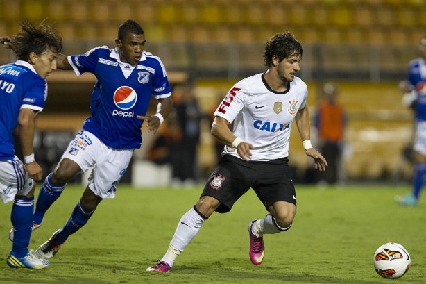 Durante a partida entre Corinthians/Brasil x Millionarios/Colômbia, realizada esta noite no estádio do Pacaembu, segundo jogo da fase de classificação da Copa Libertadores de América 2013