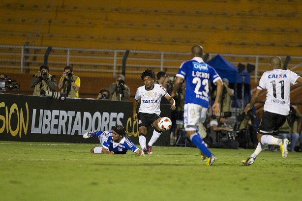 Durante a partida entre Corinthians/Brasil x Millionarios/Colômbia, realizada esta noite no estádio do Pacaembu, segundo jogo da fase de classificação da Copa Libertadores de América 2013
