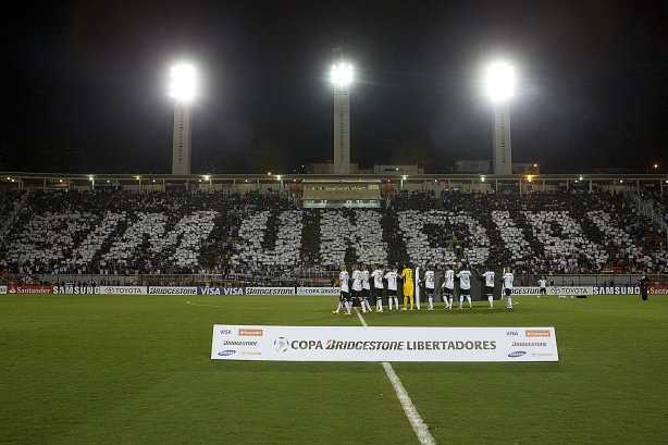Durante a partida entre Corinthians/Brasil x Tijuana/México, realizada esta noite no estádio do Pacaembu, jogo da volta da fase de classificação da Copa Libertadores de América 2013