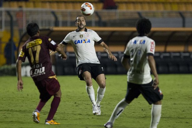 Durante a partida entre Corinthians/Brasil x San José/Bolivia, realizada esta noite no estádio do Pacaembu, jogo da volta da fase de classificação da Copa Libertadores de América 2013
