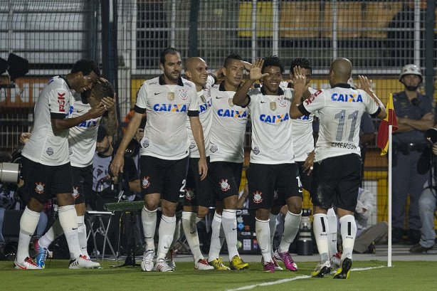 Durante a partida entre Corinthians/Brasil x San José/Bolivia, realizada esta noite no estádio do Pacaembu, jogo da volta da fase de classificação da Copa Libertadores de América 2013