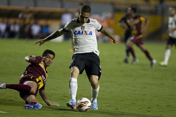 Durante a partida entre Corinthians/Brasil x San José/Bolivia, realizada esta noite no estádio do Pacaembu, jogo da volta da fase de classificação da Copa Libertadores de América 2013