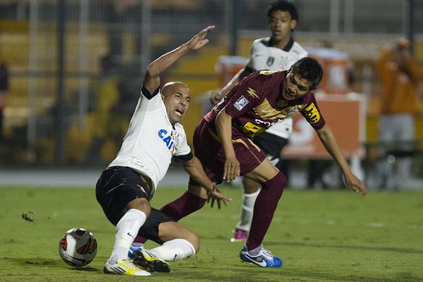 Durante a partida entre Corinthians/Brasil x San José/Bolivia, realizada esta noite no estádio do Pacaembu, jogo da volta da fase de classificação da Copa Libertadores de América 2013