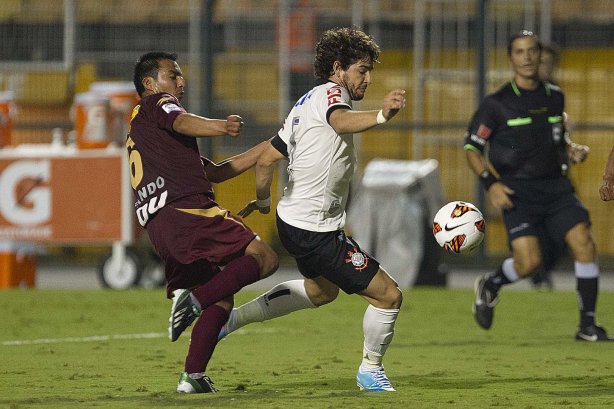 Durante a partida entre Corinthians/Brasil x San José/Bolivia, realizada esta noite no estádio do Pacaembu, jogo da volta da fase de classificação da Copa Libertadores de América 2013