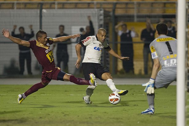 Durante a partida entre Corinthians/Brasil x San José/Bolivia, realizada esta noite no estádio do Pacaembu, jogo da volta da fase de classificação da Copa Libertadores de América 2013