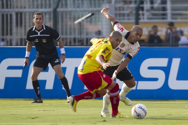 Durante a partida entre Corinthians x Atlético Sorocaba realizada esta tarde no estádio do Pacaembu, jogo válido pela 18ª rodada do Campeonato Paulista de 2013