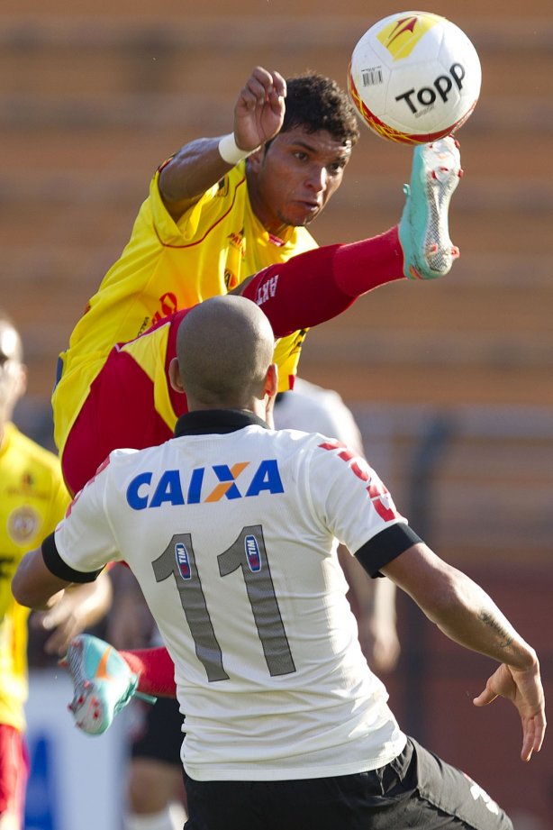 Durante a partida entre Corinthians x Atlético Sorocaba realizada esta tarde no estádio do Pacaembu, jogo válido pela 18ª rodada do Campeonato Paulista de 2013