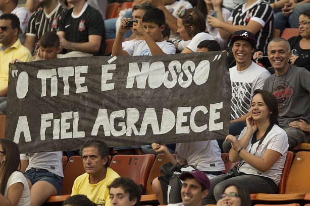 Durante a partida entre Corinthians x Atlético Sorocaba realizada esta tarde no estádio do Pacaembu, jogo válido pela 18ª rodada do Campeonato Paulista de 2013