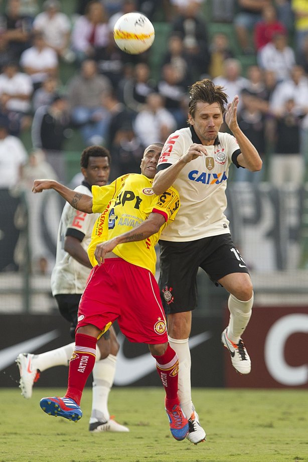 Durante a partida entre Corinthians x Atlético Sorocaba realizada esta tarde no estádio do Pacaembu, jogo válido pela 18ª rodada do Campeonato Paulista de 2013