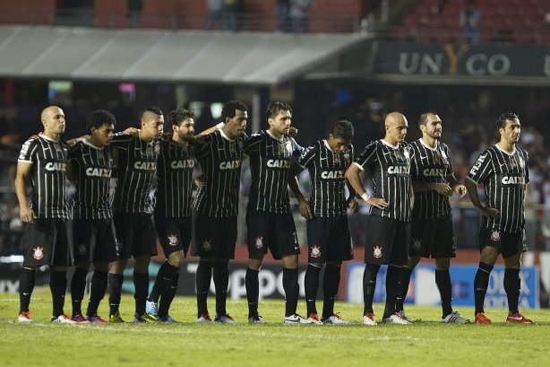 Durante a partida entre São Paulo x Corinthians realizada esta tarde no estádio do Morumbi, jogo válido pelas semifinais do Campeonato Paulista de 2013