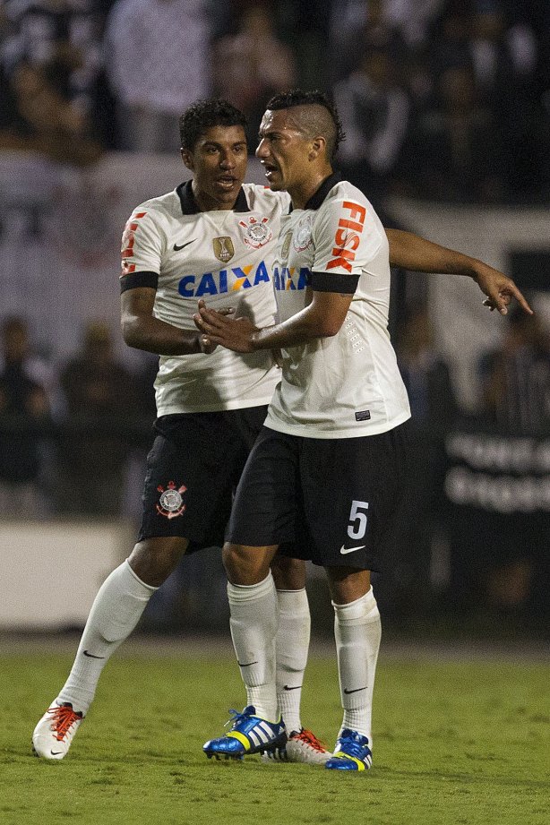 Durante a partida entre Corinthians x Botafogo, realizada esta noite no estádio do Pacaembu, abertura do Campeonato Brasileiro de 2013
