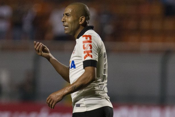 Durante a partida entre Corinthians x Ponte Preta/Campinas, realizada esta noite no estádio do Pacaembu, 3ª rodada do Campeonato Brasileiro de 2013