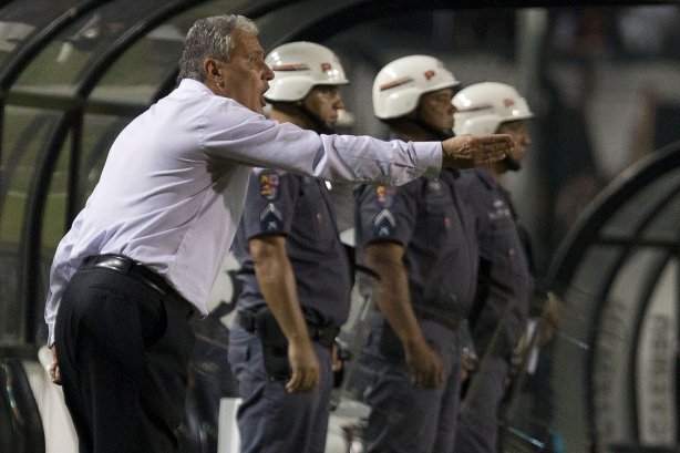 Durante a partida entre Corinthians x Ponte Preta/Campinas, realizada esta noite no estádio do Pacaembu, 3ª rodada do Campeonato Brasileiro de 2013