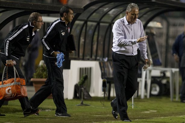 Durante a partida entre Corinthians x Ponte Preta/Campinas, realizada esta noite no estádio do Pacaembu, 3ª rodada do Campeonato Brasileiro de 2013