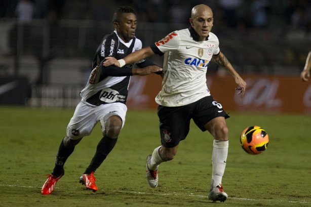 Durante a partida entre Corinthians x Ponte Preta/Campinas, realizada esta noite no estádio do Pacaembu, 3ª rodada do Campeonato Brasileiro de 2013
