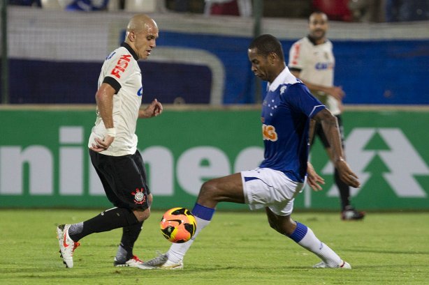 Durante a partida entre Cruzeiro x Corinthians, realizada esta noite na Arena do Jacaré, 4ª rodada do Campeonato Brasileiro de 2013
