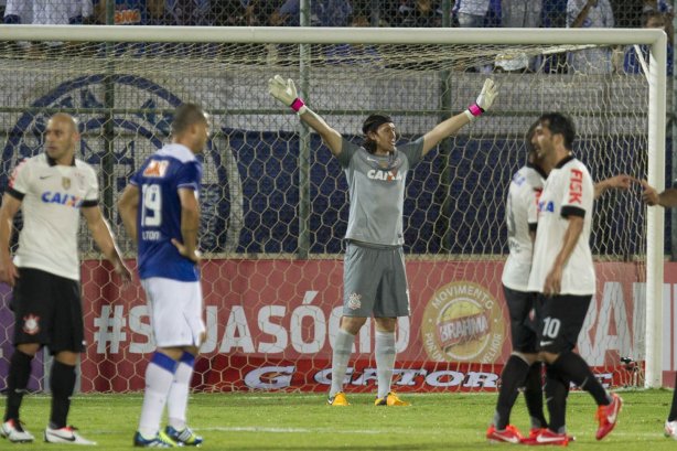 Durante a partida entre Cruzeiro x Corinthians, realizada esta noite na Arena do Jacaré, 4ª rodada do Campeonato Brasileiro de 2013