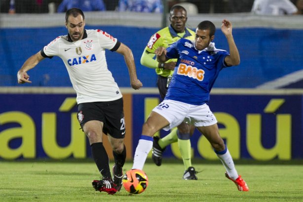 Durante a partida entre Cruzeiro x Corinthians, realizada esta noite na Arena do Jacaré, 4ª rodada do Campeonato Brasileiro de 2013