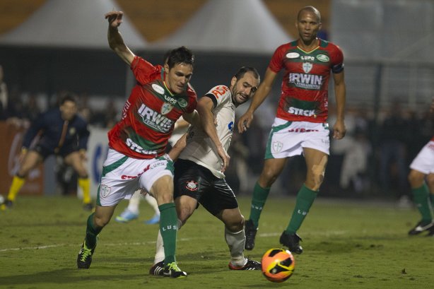 Durante a partida entre Corinthians x Portuguesa, realizada esta noite no estádio do Pacaembu, válida pela 5ª rodada do Campeonato Brasileiro de 2013