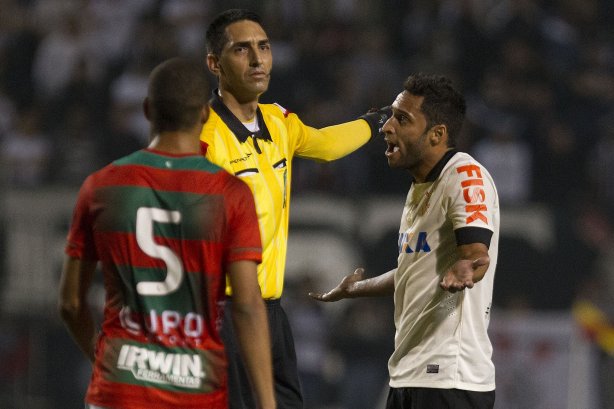 Durante a partida entre Corinthians x Portuguesa, realizada esta noite no estádio do Pacaembu, válida pela 5ª rodada do Campeonato Brasileiro de 2013