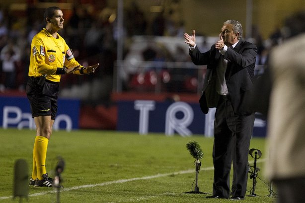 Durante a partida entre São Paulo x Corinthians, realizada esta noite no estádio do Morumbi, jogo de ida da Recopa 2013
