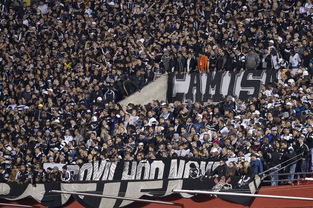 Durante a partida entre São Paulo x Corinthians, realizada esta noite no estádio do Morumbi, jogo de ida da Recopa 2013