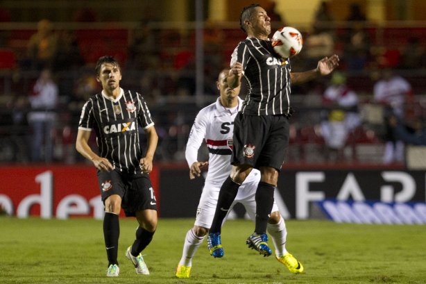 Durante a partida entre São Paulo x Corinthians, realizada esta noite no estádio do Morumbi, jogo de ida da Recopa 2013