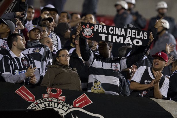 Durante a partida entre São Paulo x Corinthians, realizada esta noite no estádio do Morumbi, jogo de ida da Recopa 2013