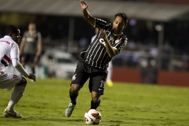 Durante a partida entre São Paulo x Corinthians, realizada esta noite no estádio do Morumbi, jogo de ida da Recopa 2013