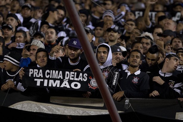 Durante a partida entre São Paulo x Corinthians, realizada esta noite no estádio do Morumbi, jogo de ida da Recopa 2013