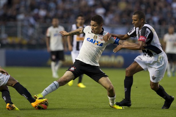 Durante a partida entre Corinthians x Atlético-MG, realizada esta tarde no estádio do Pacaembu, jogo válido pela 7ª rodada do Campeonato Brasileiro 2013