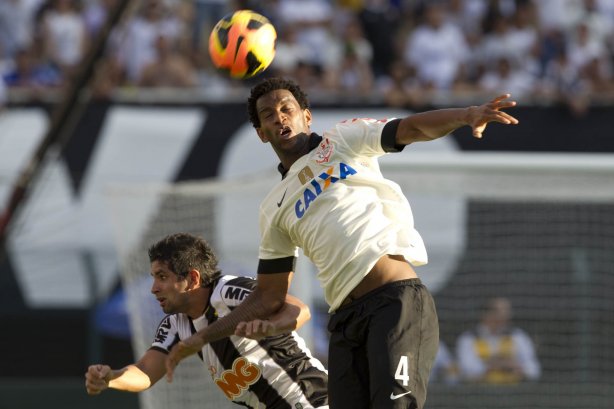 Durante a partida entre Corinthians x Atlético-MG, realizada esta tarde no estádio do Pacaembu, jogo válido pela 7ª rodada do Campeonato Brasileiro 2013
