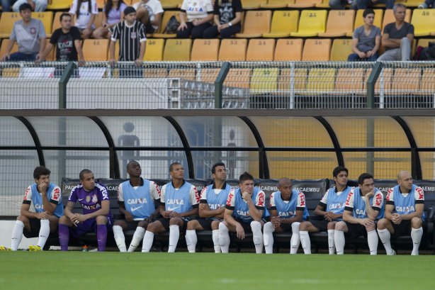 Durante a partida entre Corinthians x Atlético-MG, realizada esta tarde no estádio do Pacaembu, jogo válido pela 7ª rodada do Campeonato Brasileiro 2013