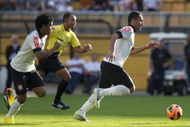 Durante a partida entre Corinthians x Atlético-MG, realizada esta tarde no estádio do Pacaembu, jogo válido pela 7ª rodada do Campeonato Brasileiro 2013