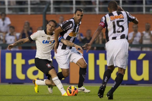 Durante a partida entre Corinthians x Atlético-MG, realizada esta tarde no estádio do Pacaembu, jogo válido pela 7ª rodada do Campeonato Brasileiro 2013