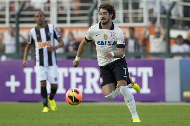 Durante a partida entre Corinthians x Atlético-MG, realizada esta tarde no estádio do Pacaembu, jogo válido pela 7ª rodada do Campeonato Brasileiro 2013