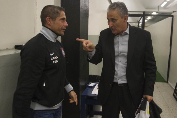 Durante a partida entre Corinthians x São Paulo, realizada esta noite no estádio do Pacaembu, jogo da volta, decisão da Recopa 2013