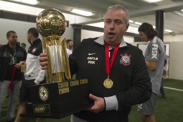 Durante a partida entre Corinthians x São Paulo, realizada esta noite no estádio do Pacaembu, jogo da volta, decisão da Recopa 2013